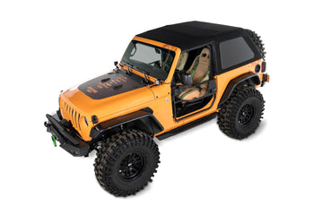 Bestop Convertibles y Soft Tops 54930-35 Trektop Glide Slantback Soft Top Jeep 2018-Actual Wrangler JL; 2 puertas Black Diamond