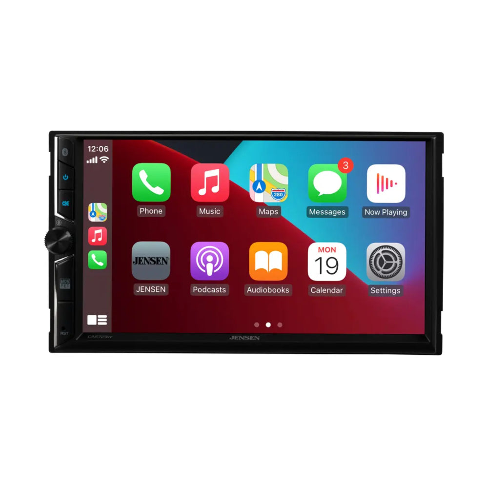Receptor Jensen CAR723W de 7" con Android Auto y Apple Carplay inalámbricos – CAR723W