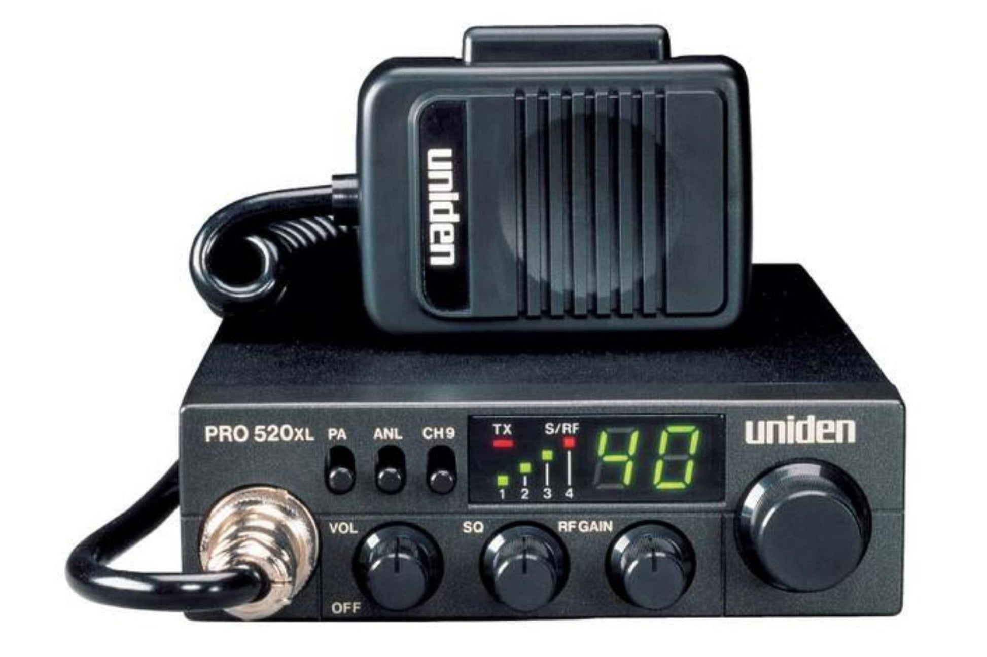 Uniden PRO520XL Professional Mobile 40 Channel Compact Mobile CB Radio Hustler