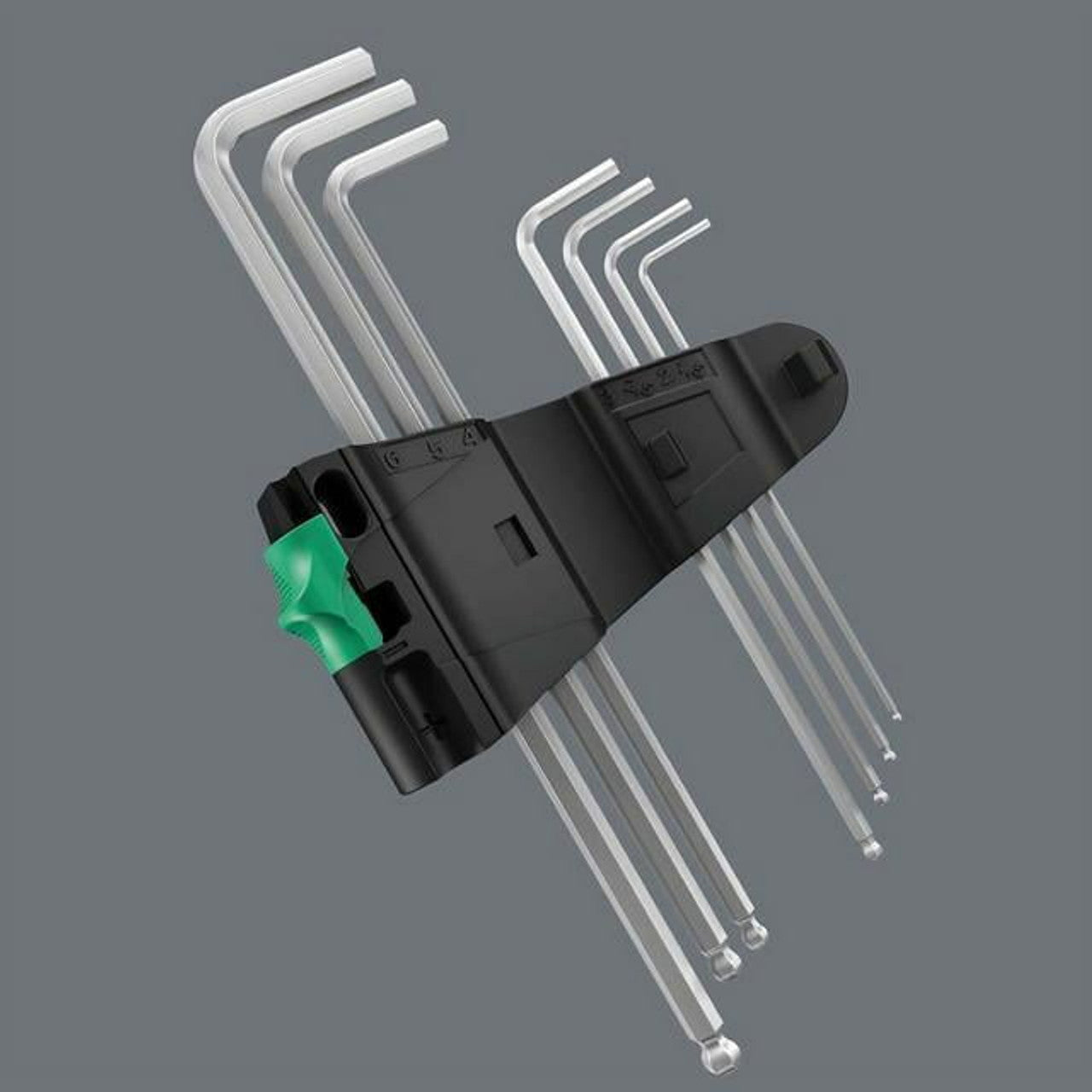 Wera Hex-Plus Chrome-Plated Long Shaft Metric L-Key Allen Wrench, 7 (5022181001) Wera