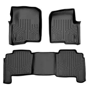 Smartliner SA0175/B0175 Smartliner Front/2nd Row Floor Mats for '04-'08 Ford F-150 Supercrew/ '06-'08 Lincoln Mark LT Crew C SMARTLINER