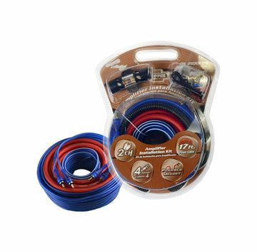 Audiopipe PK-2100CPR 4 Gauge Amplifier Wiring Kit Copper Wiring Audiopipe
