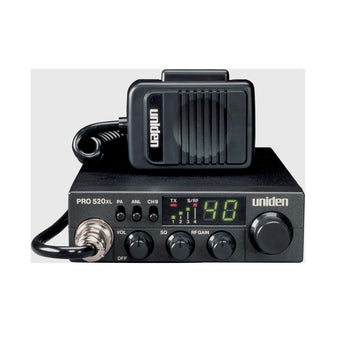 Uniden PRO520XL Compact 40 Channel CB Radio With Rf Gain, Pa, Anl Filter Uniden