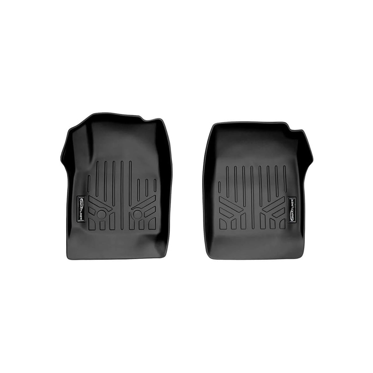 Smartliner SA0164/B0164 Smartliner Front/2nd Row Floor Liners '15-'22 Chevy Colorado Crew Cab/GMC Canyon Crew Cab (Black) SMARTLINER