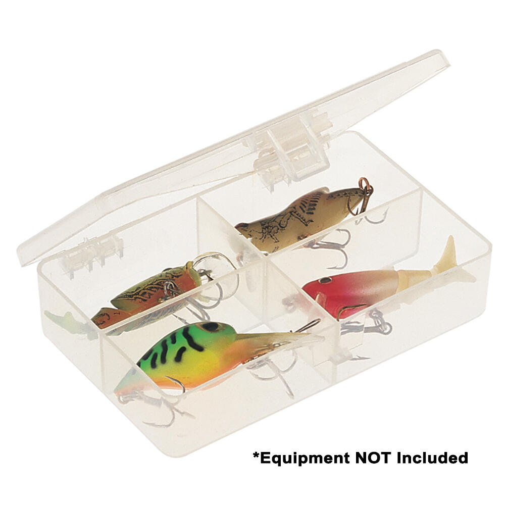 Plano 344840 Four-Compartment Tackle Organizer - Clear Plano