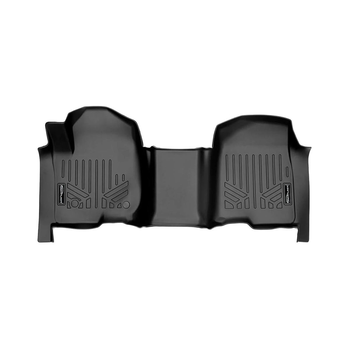 Smartliner SA0401/B0457 Smartliner Floor Liners Front/2nd Row 2019-2025 Silverado Crew Cab with Transmission Hump (Black) SMARTLINER