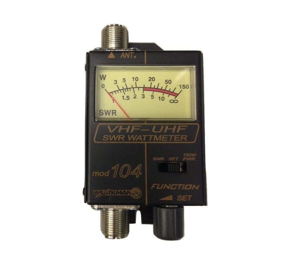 Workman 104 SWR / Power Meter for VHF / UHF Ham Radio Bandit