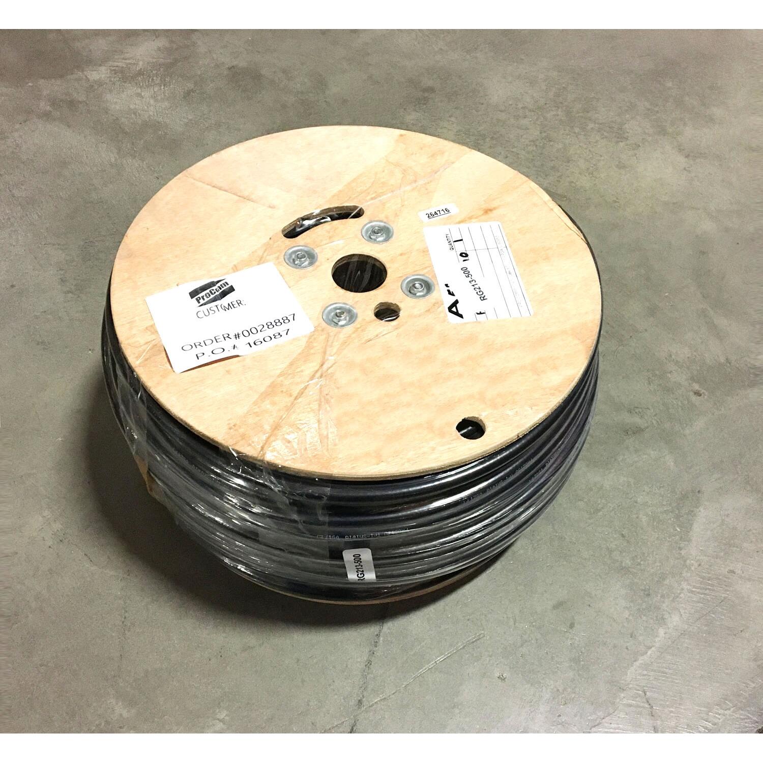 Procomm RG213-500 Spool Of 500 Feet Of Rg213 Coaxial Cable Procomm