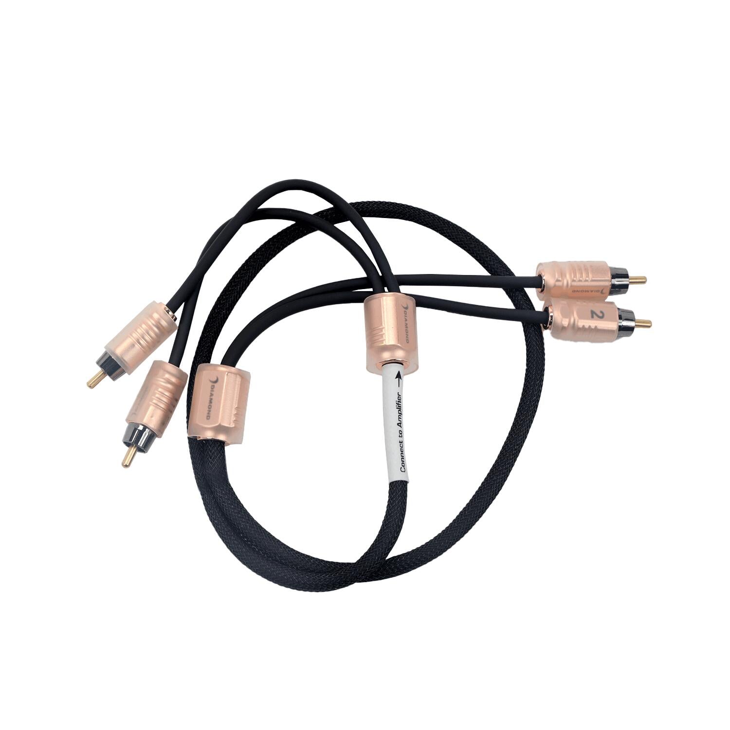 Diamond Audio HX3 3Ft Two Channel RCA Cable - HX3 Diamond