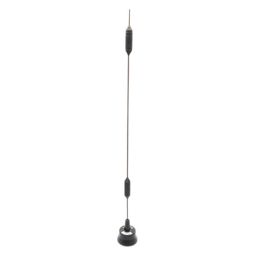 Larsen NMO5E825B 825-896 Mhz 5 Db Gain Black Antenna With .070 Diameter Dual Enclosed Coils Larsen