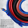 Pyle PLMRAKT8  8 Gauge Amplifier Wiring Kit Marine Grade - 1000 Watts Pyle