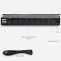 Pyle PDBC10  8-Outlet Rack Mount Power Supply Center Pyle