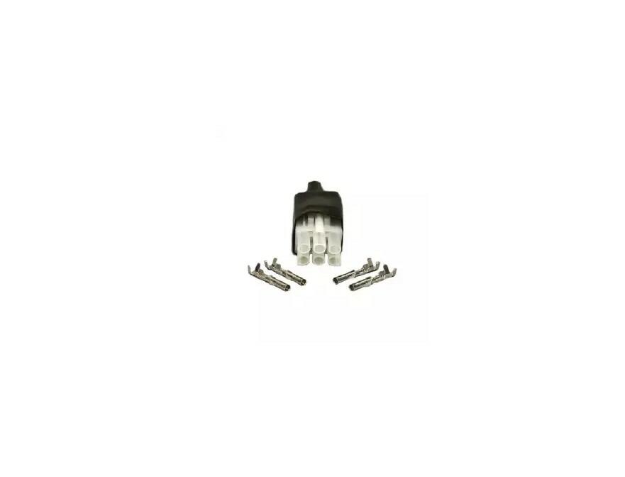 Workman KW2000A 6-pin DC Cable Plug for Alinco, Kenwood, Icom, Yaesu CB Radios Bandit