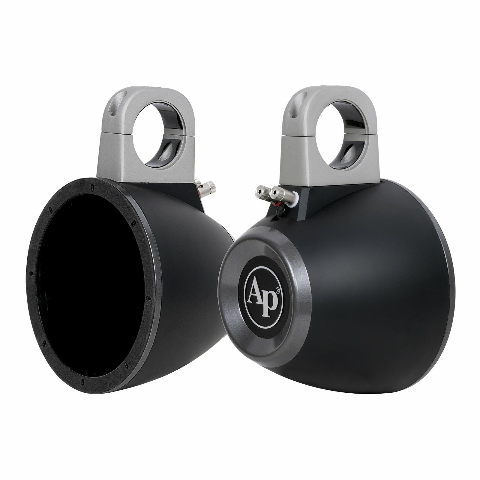 Audiopipe APMP-8002SP 8" Short Pod Weather Resistant Tower Enclosures (APMP-8002SP) (Pair) Audiopipe