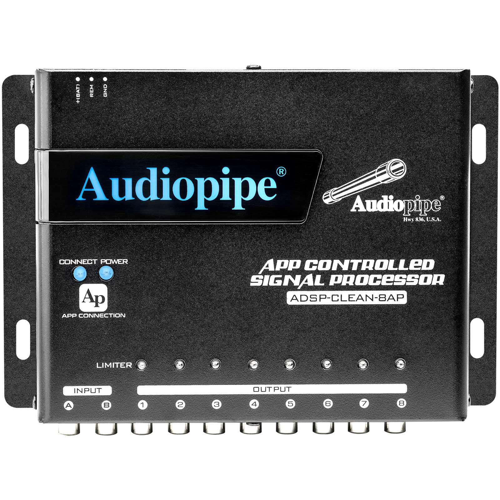 Audiopipe ADSP-CLEAN-8AP APP Controlled Signal Processor (ADSP-CLEAN-8AP) Audiopipe