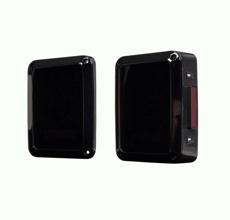 Heise JP-TL01S LED Grid Taillights with Smoked Lens for 2007-2019 Jeep Wrangler JK (pair) Metra