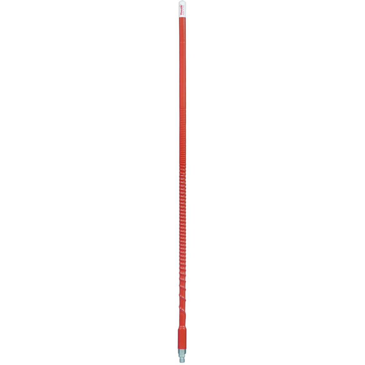 Firestik KW5-R 5 Foot Heavy Duty Trim To Tune 500 Watt Top Loaded Fiberglass 5/8 Wave Cb Antenna With 3/8"x24" Threaded Base In Red Firestik