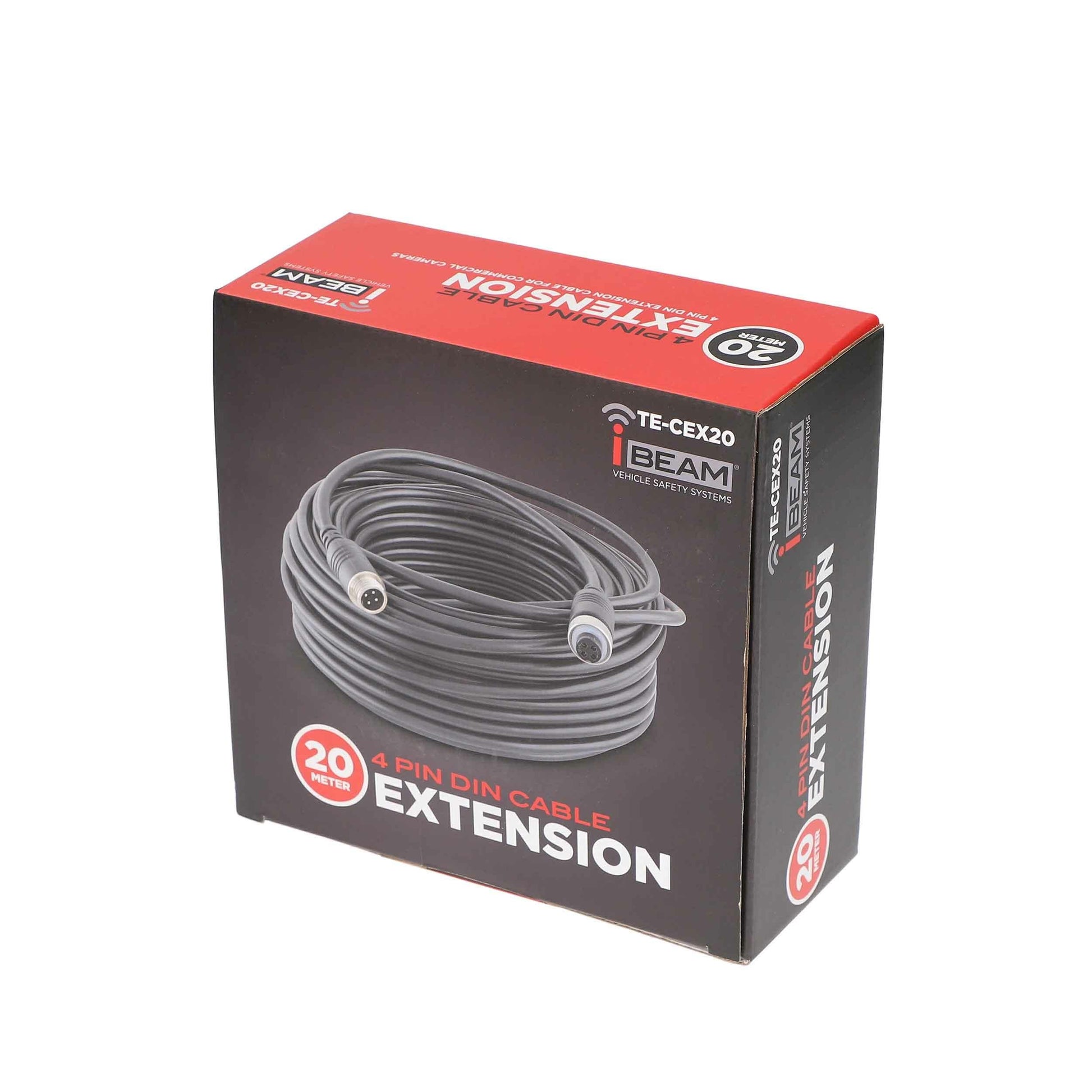 Heise TE-CEX20 Commercial 4-Pin Din 20 Meter Extension Cable iBeam