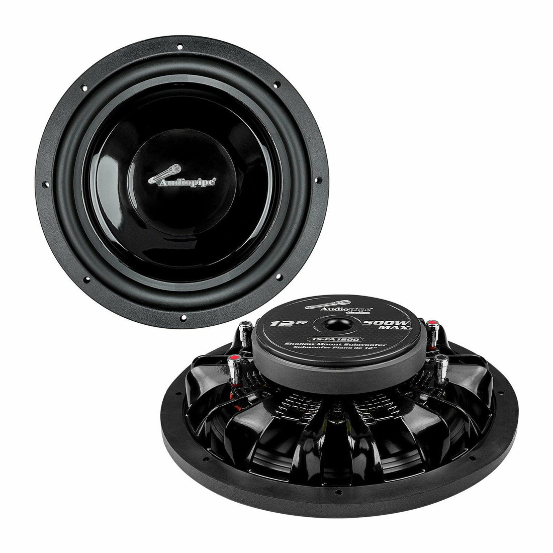 Audiopipe TS-FA1200 12 Shallow Mount Subwoofer (TS-FA1200) Audiopipe