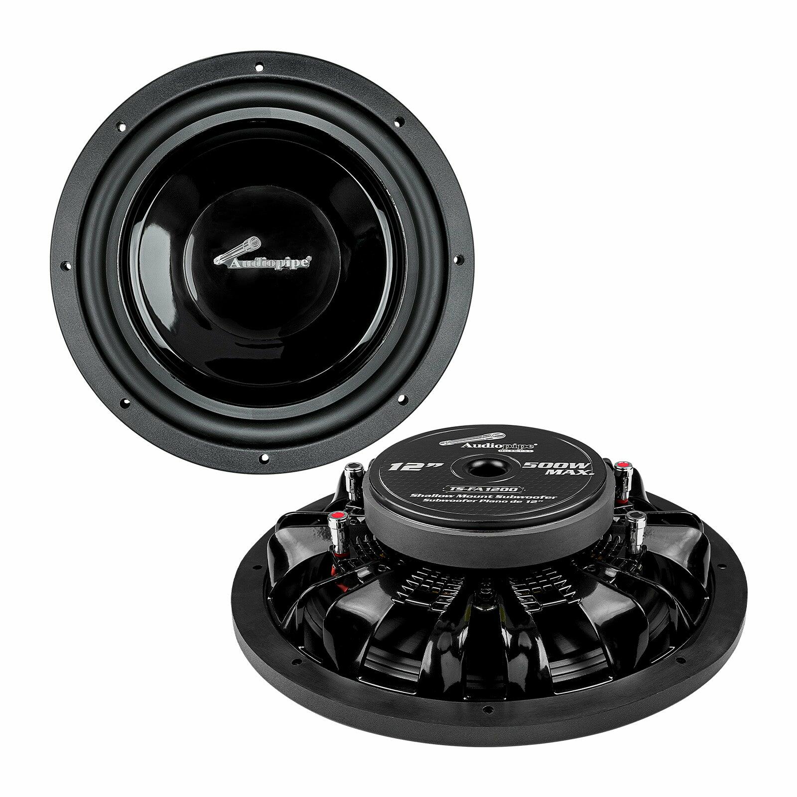 Audiopipe TS-FA1200 12 Shallow Mount Subwoofer (TS-FA1200) Audiopipe