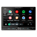 Power Acoustik CPAA-70D10M  10.6″ Floating Double DIN Mechless Receiver with Apple Car Play & Android Auto Bluet Power Acoustik