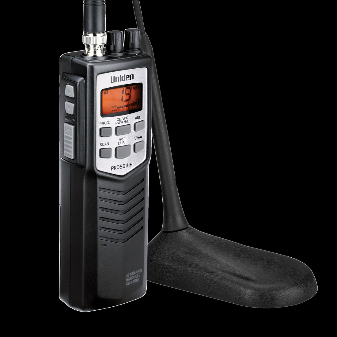 Uniden PRO501TK 40 Channel Handheld CB Radio With 10 Noaa Weather Channels & Magnetic Mount Antenna Uniden