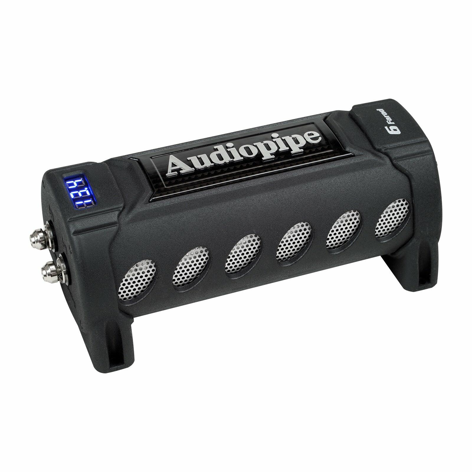 Audiopipe ACAP-D6000 Car Audio Power Capacitor with Digital Display and Electronic Protection (ACAP-D6000) Audiopipe