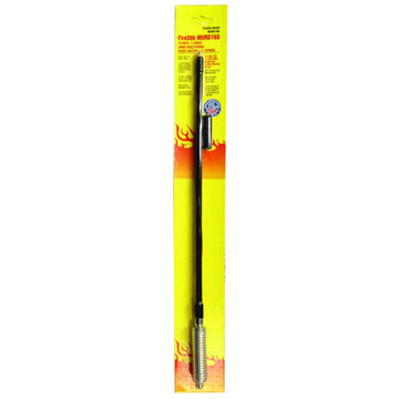 Firestik MURS16S-B (143.43 - 168.11 Mhz) Murs Black 19" Tall 1/4 Wave Mobile Antenna With Shock Spring, 3/8"x24" Threaded Base Firestik