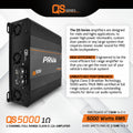 PRV Audio QS5000 1 Ohm 1 Channel Full Range Amplifier PRV Audio