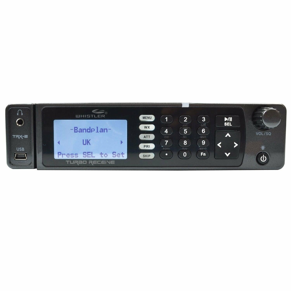 Whistler TRX-2 Digital Police Scanner – Desktop/Mobile Scanner with EZ Scan Software, APCO P25 Phase I & II, DMR, NXDN, and USA/Canada Database Preloaded Whistler