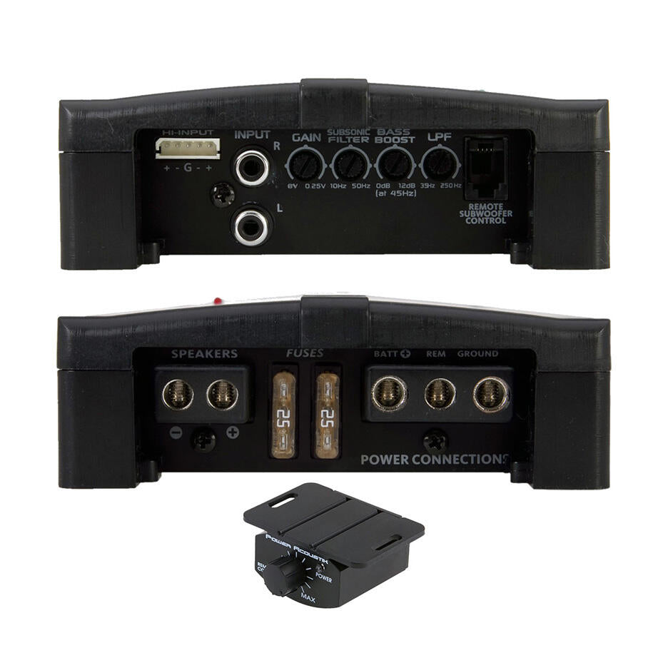 Power Acoustik RZ1-2300D  Class D Mono Block 2300W Max Amplifier Power Acoustik