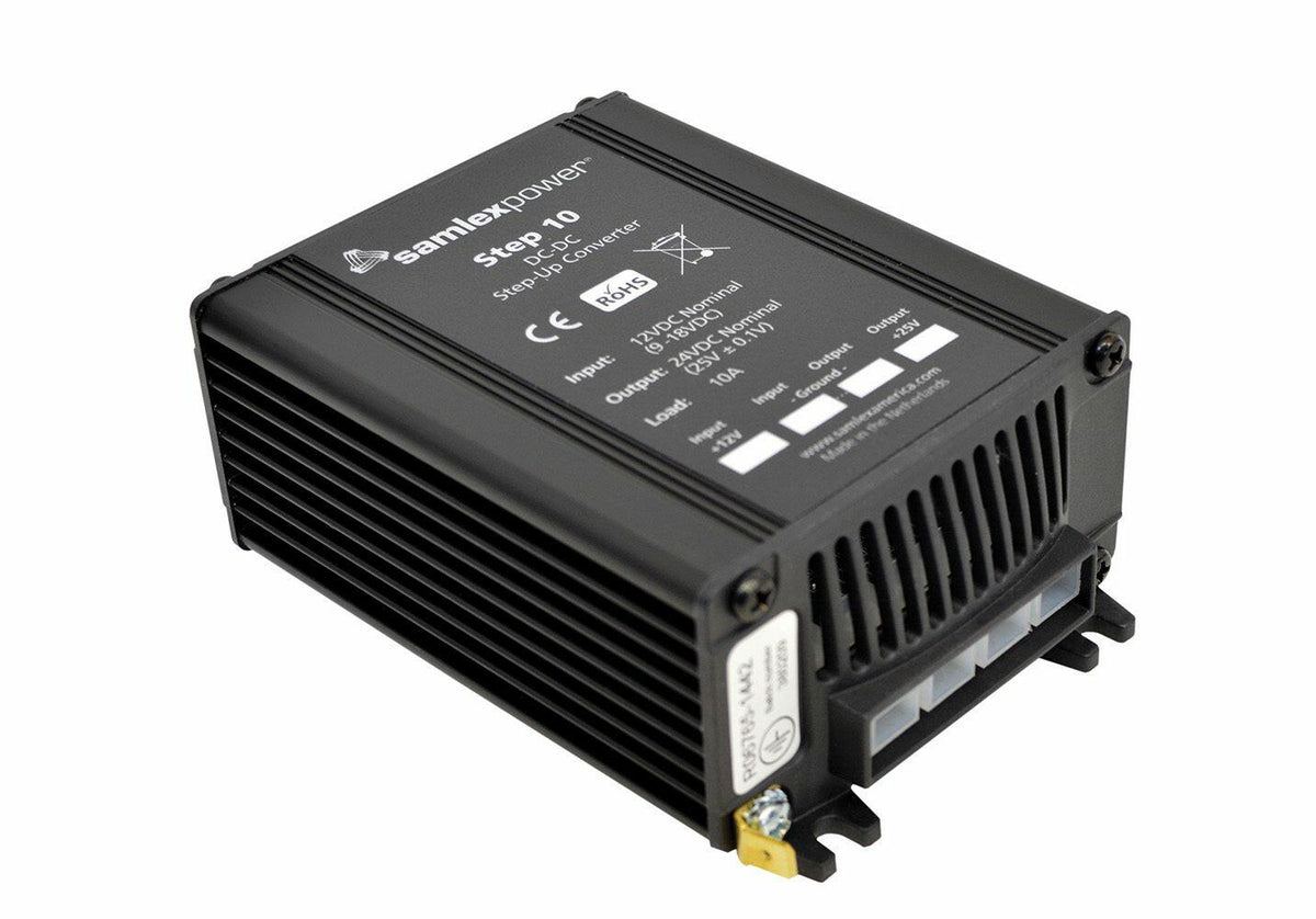 Samlex STEP10 Non-isolated Step Up 12 Vdc To 24 Vdc 10 Amp DC Converter Samlex