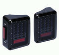 Heise JP-TL01S LED Grid Taillights with Smoked Lens for 2007-2019 Jeep Wrangler JK (pair) Metra