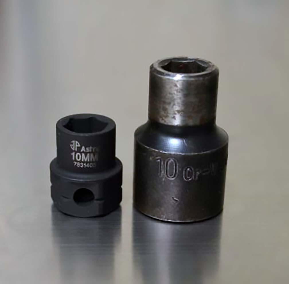 Astro 78314 Astro Metric 3/8" Drive Low Profile Nano Impact Sockets (14 Piece) ASTRO