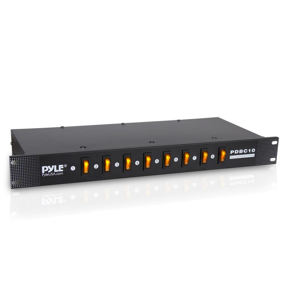 Pyle PDBC10  8-Outlet Rack Mount Power Supply Center Pyle