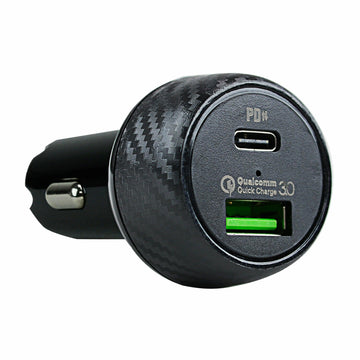 Audiopipe AIQ-UCCIG-QC3 - QC3.0 + PD 20W Dual USB Car Charger Audiopipe