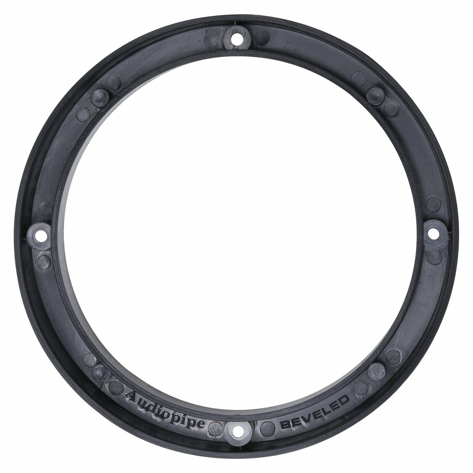 Audiopipe RING-PVC-BVL-6 6-1/2 Beveled Speaker Spacer Ring (RING-PVC-BVL-6) Audiopipe