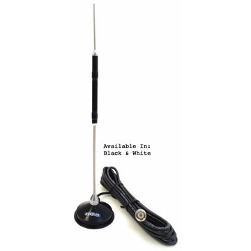Hustler IC50-B 21-5/8" Tall Center Load Magnet Mount CB Antenna Kit -black Hustler