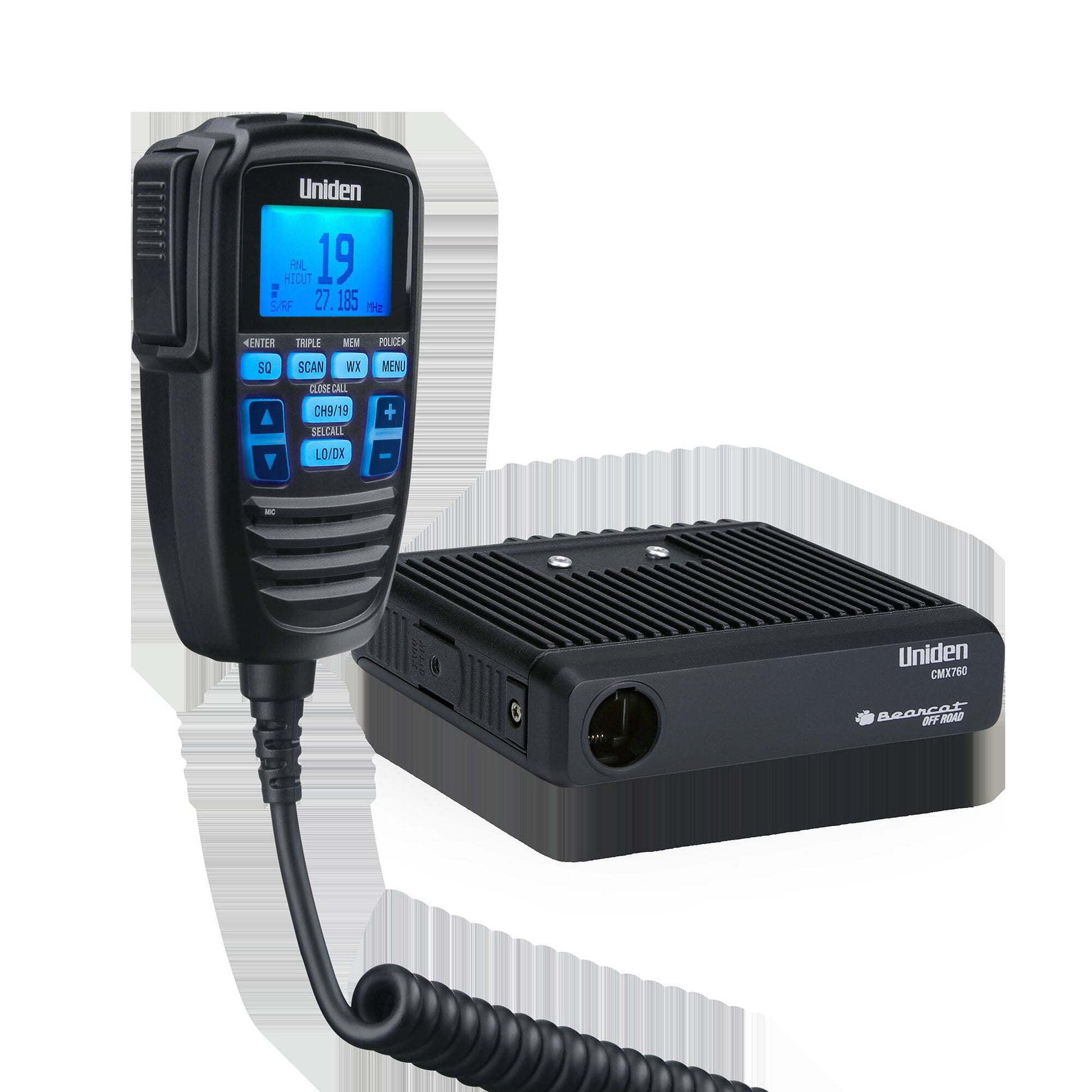 Uniden CMX760 Bearcat - Cmx760 Remote Mount Ultra Compact 40 Channel Off Road Professional CB Radio With Weather + Alert, Scan, Local/dx, Ch 9/19 Uniden