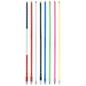Firestik FS5-Y 5 Foot Heavy Duty 1,000 Watt Top Loaded 5/8 Wave Cb Antenna With 3/8"x24" Threaded Base In Neon Yellow