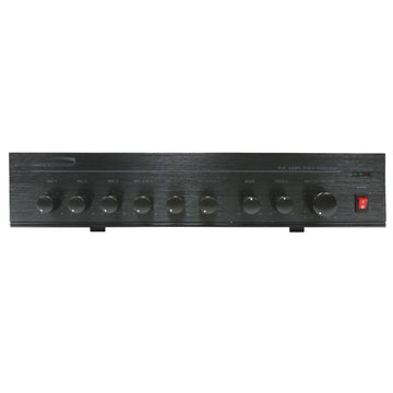 Speco PMM60A 60 Watt Rms 110 Volt Ac Public Address Amplifier Mixer With 6 Microphone Inputs/aux/auto Mute. Speco