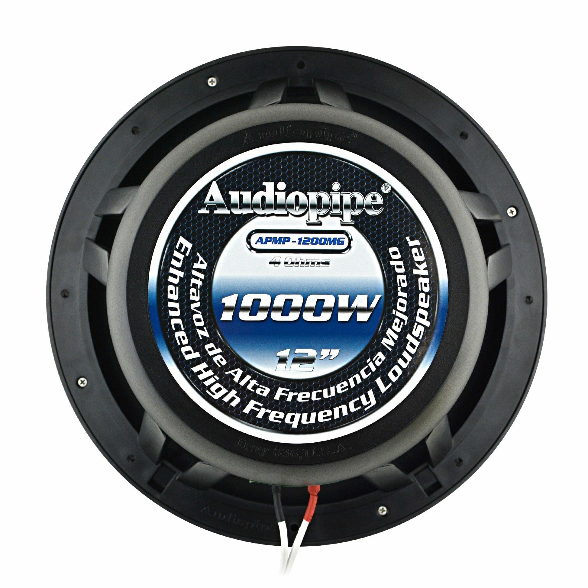 Audiopipe APMP-1200MG 12" Marine Subwoofer (APMP-1200MG) (Each) Audiopipe