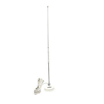 Hustler IC50-W 21-5/8" Tall Center Load Magnet Mount CB Antenna Kit -white Hustler