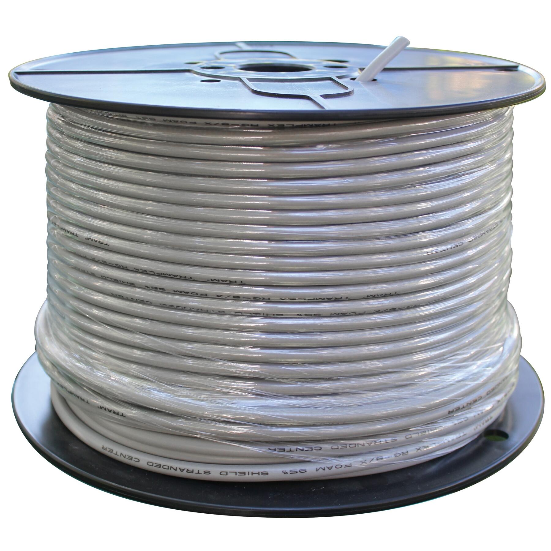 Procomm RG8X-G 500 Foot Roll Pro-8x Mini 8 Grey Coax Cable Procomm