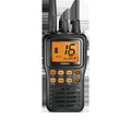 Uniden MHS75 Submersible Compact Handheld Vhf Marine Radio With Orange Backlit Keypad & Lcd Display Uniden