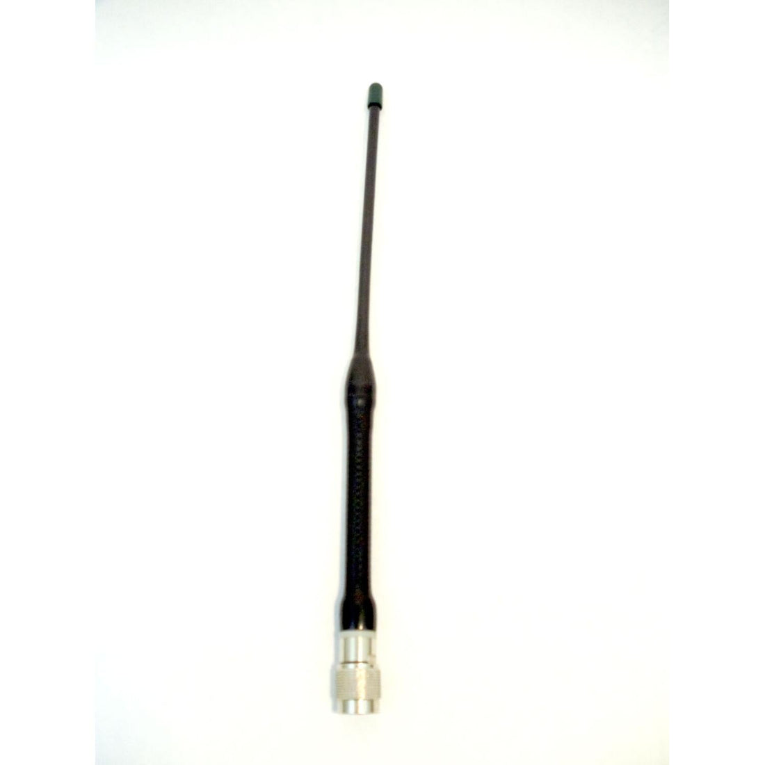 Larsen KD3142HQ 10-1/2" Tall 1/4 Wave Helical 142 Mhz Rubber Kulduckie With Tnc Male Coaxial Connector Un-skirted (green Cap) Larsen