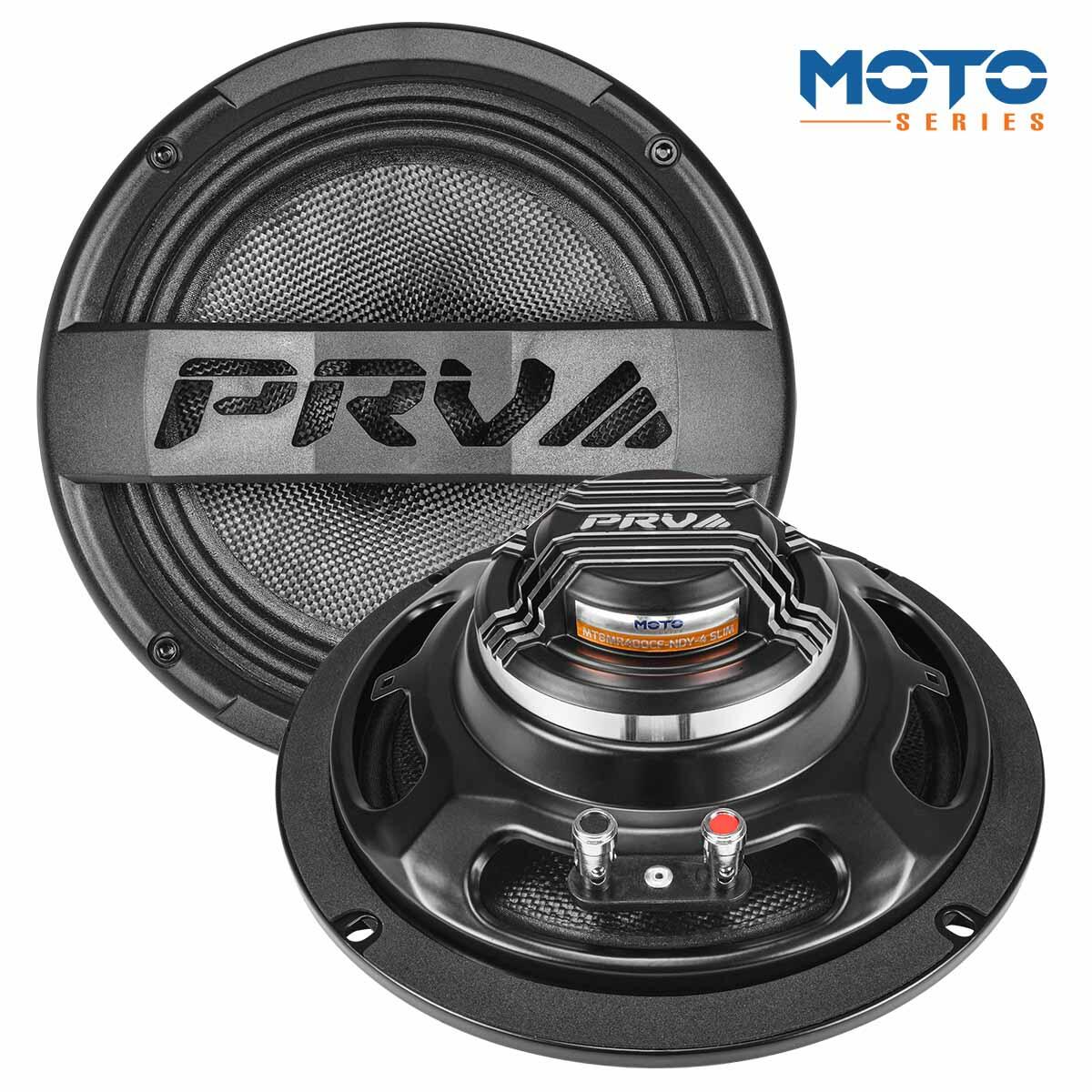 PRV Audio MT8MR400CF-NDY-4 SLIM 8" CARBON FIBER NEODYMIUM MIDRANGE LOUDSPEAKER PRV Audio