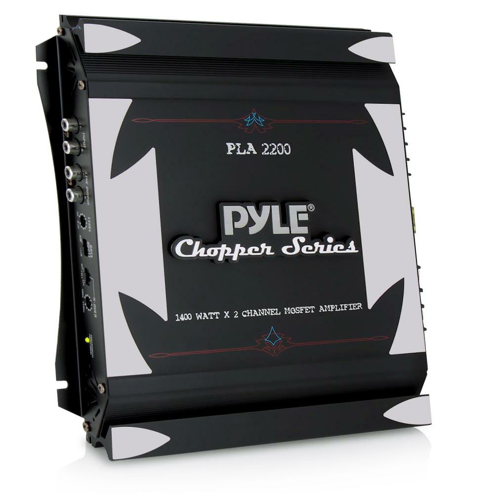Pyle PLA2200  "Chopper Series" 2 Channel Amplifier 280W RMS/1400W MAX Pyle