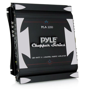 Pyle PLA2200  "Chopper Series" 2 Channel Amplifier 280W RMS/1400W MAX Pyle