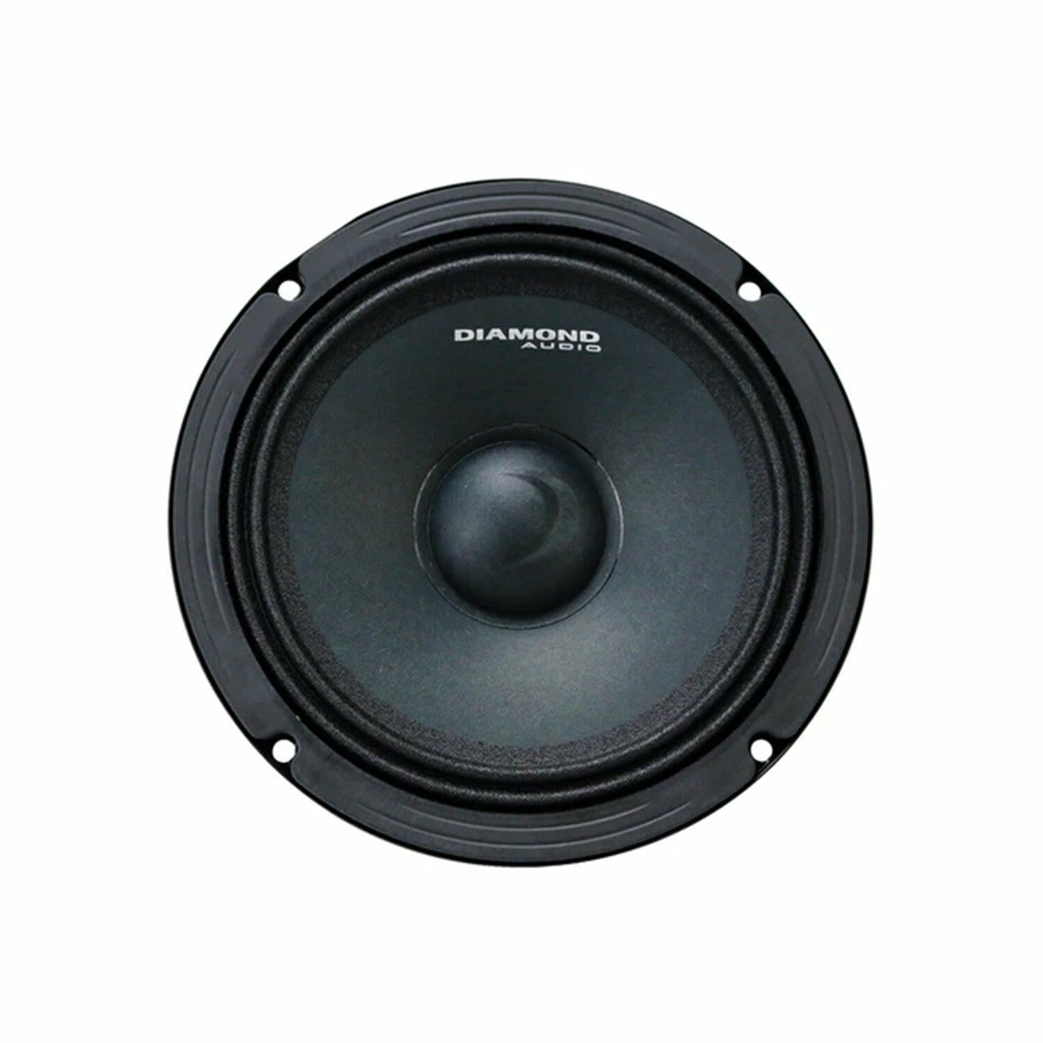 Diamond Audio MSPRO65 6.5" MS PRO Series High Output Midrange Speakers (Pair) - MSPRO65 Diamond